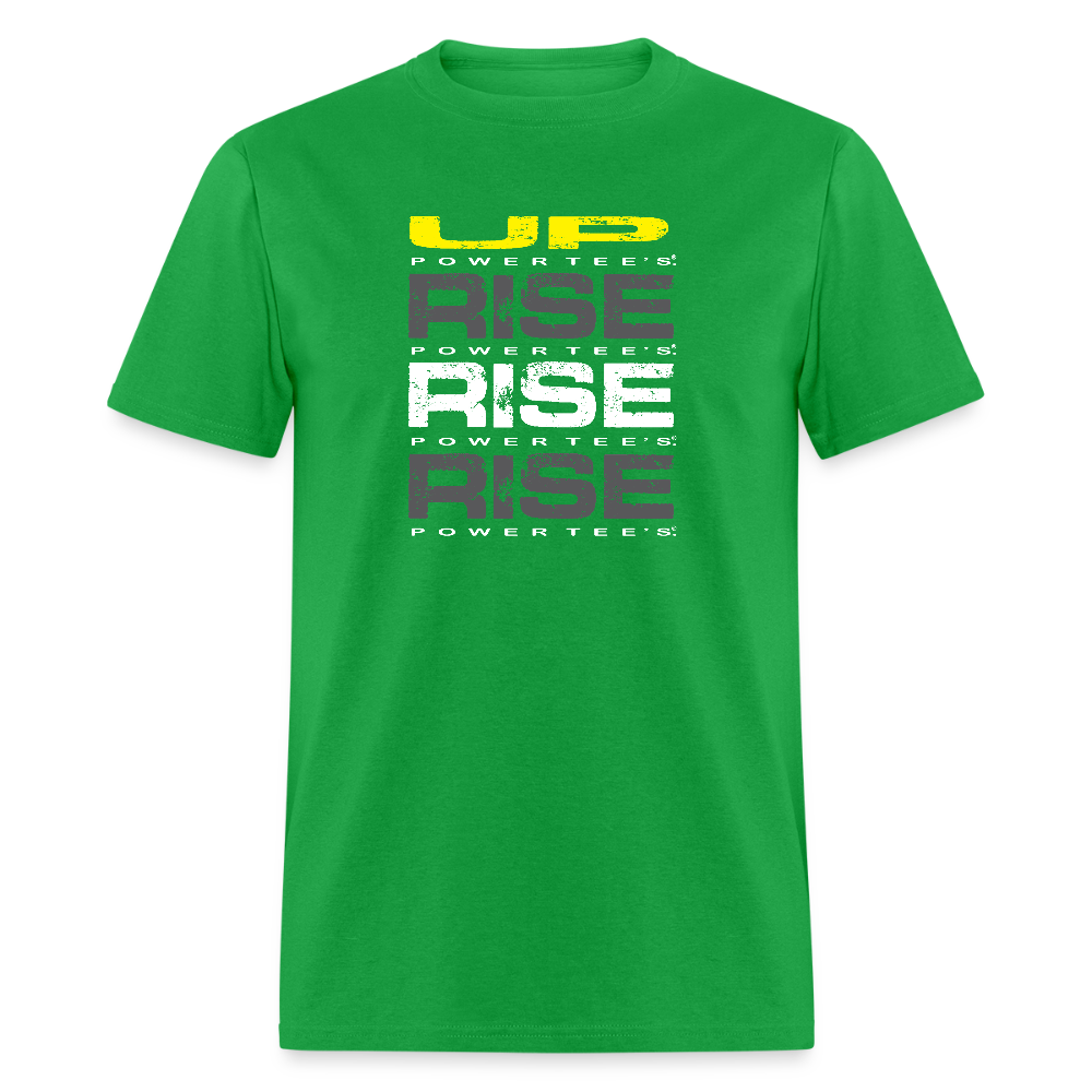 "Rise Up" Power Tee - bright green