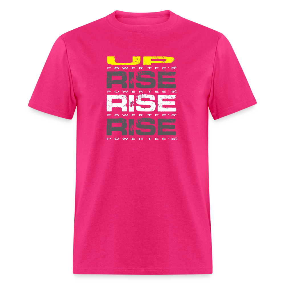 "Rise Up" Power Tee - fuchsia