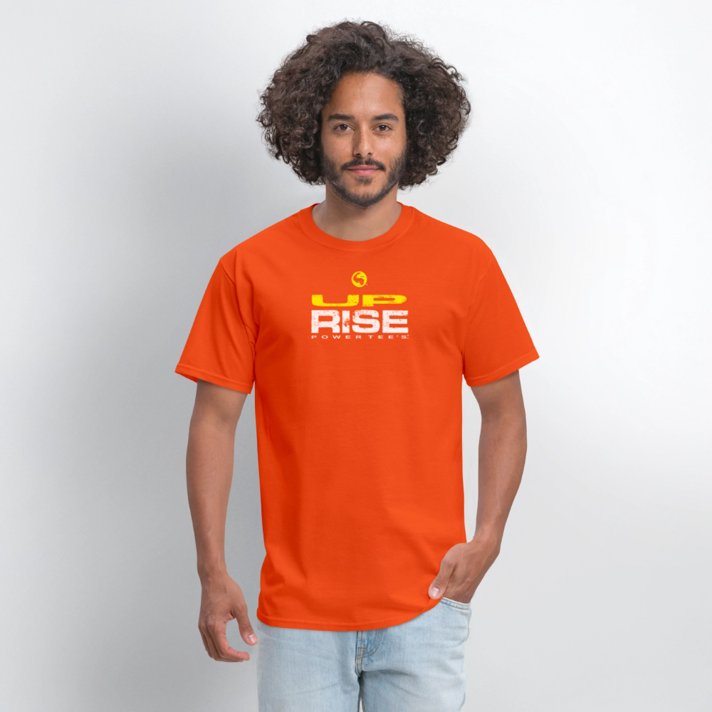 "Rise Up" Power Tee With "Flex" Arm - orange