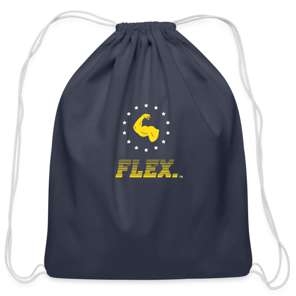 Cotton Drawstring Bag - navy