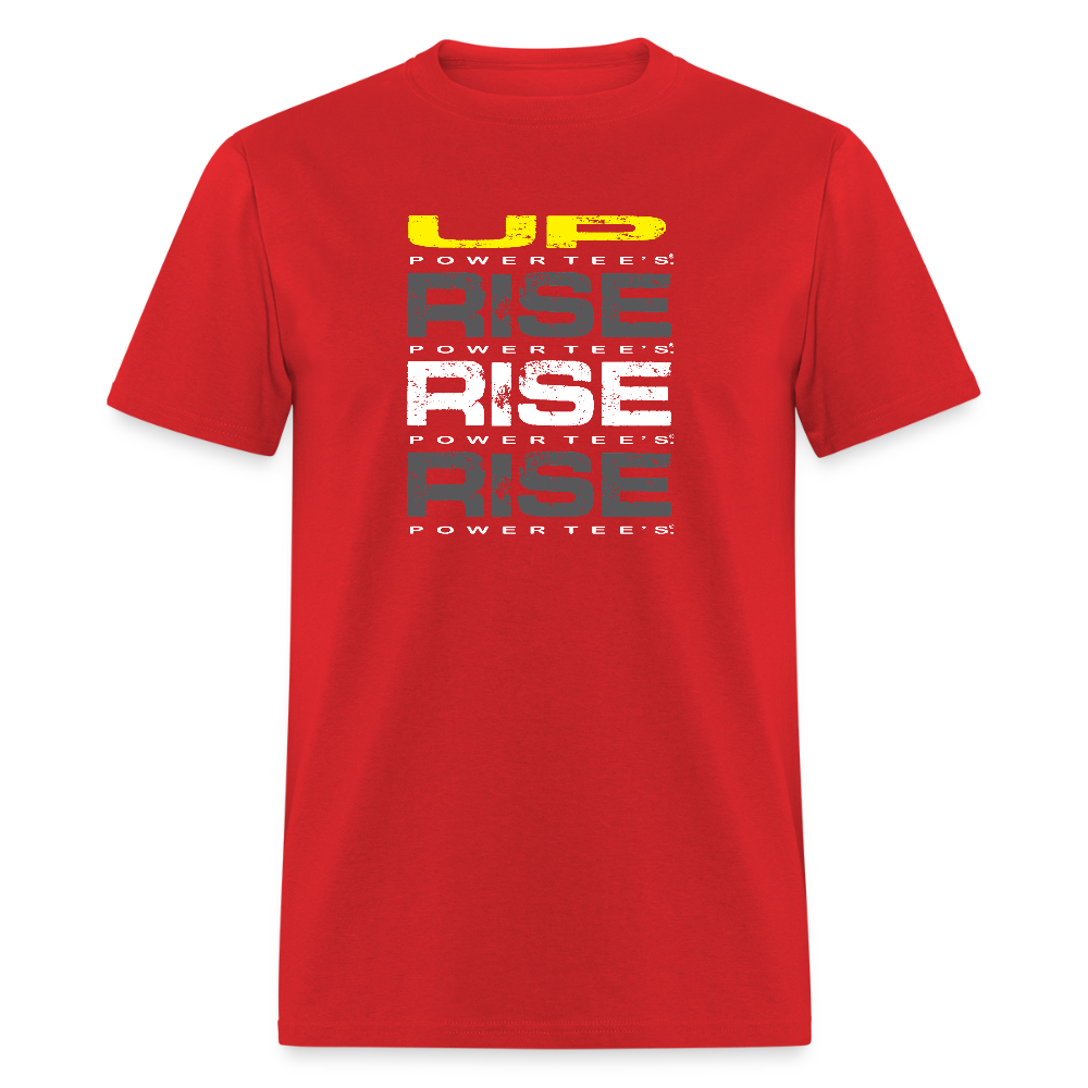 "Rise Up" Power Tee - red