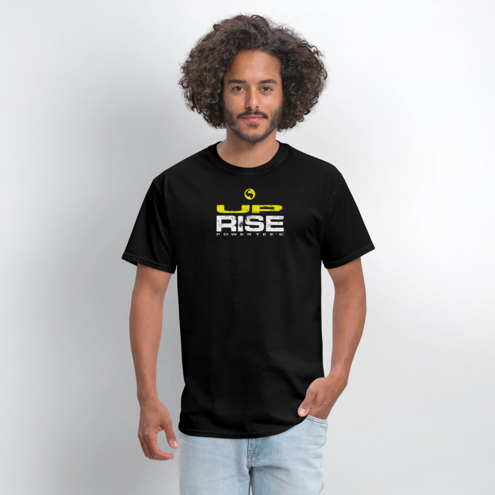 "Rise Up" Power Tee With "Flex" Arm - black