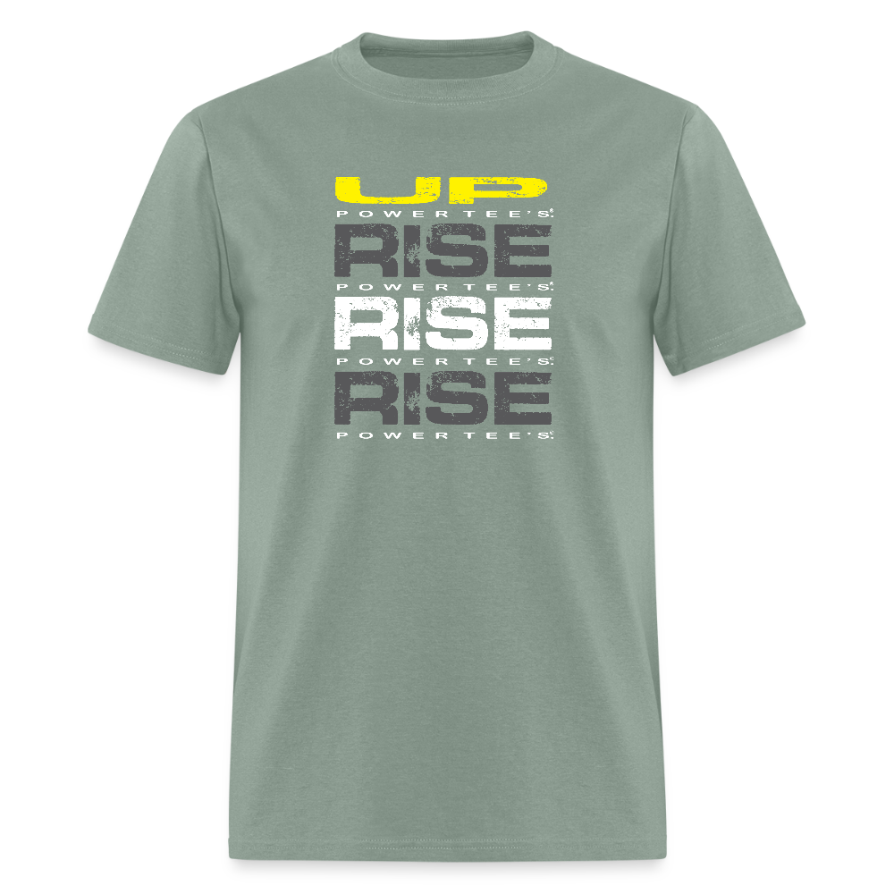 "Rise Up" Power Tee - sage