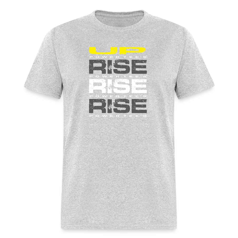 "Rise Up" Power Tee - heather gray