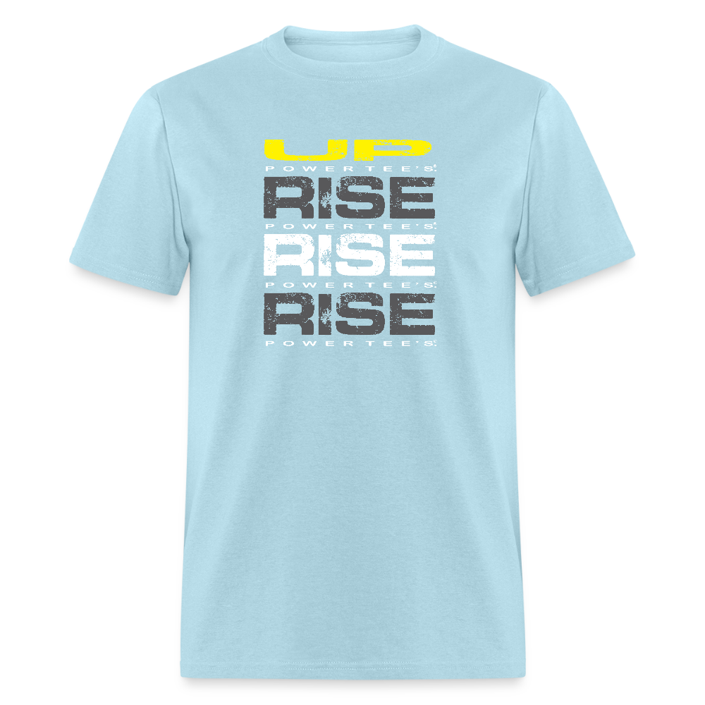 "Rise Up" Power Tee - powder blue